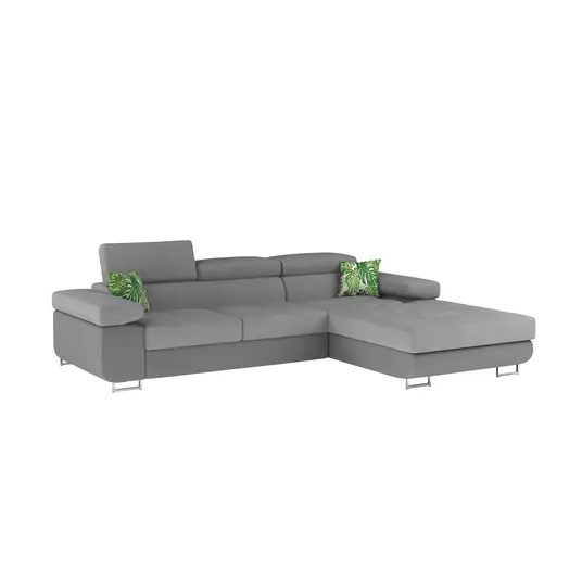 Kampinė sofa Armando su patalynės dėže, audinys Soro 83, Soft 29