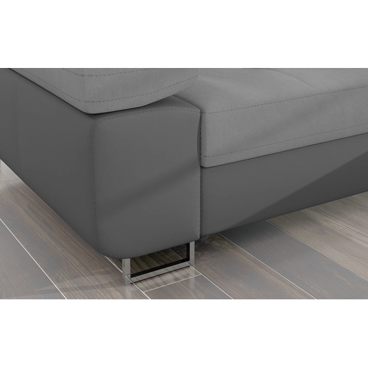 Kampinė sofa Armando su patalynės dėže, audinys Soro 83, Soft 29