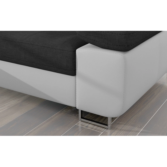 Kampinė sofa Armando su patalynės dėže, audinys Sawana 05, Soft 17