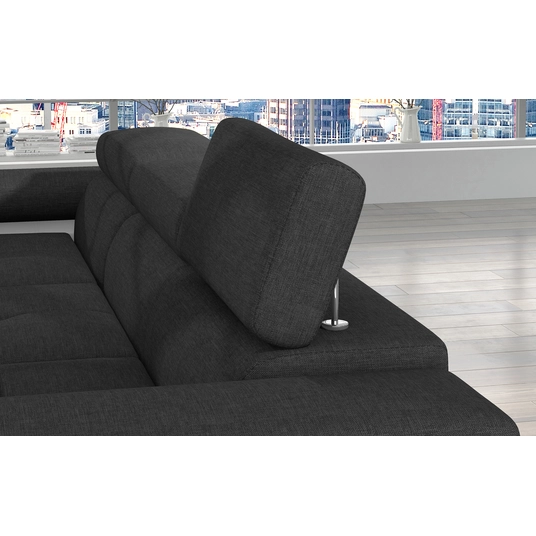 Kampinė sofa Armando su patalynės dėže, audinys Sawana 05, Soft 17
