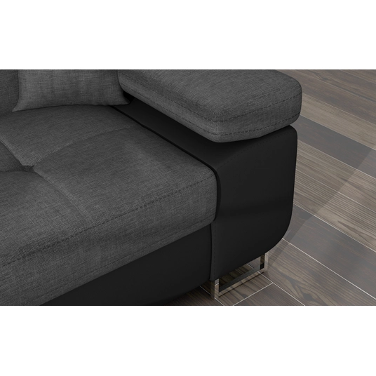 Kampinė sofa Armando su patalynės dėže, audinys Sawana 21, Soft 11