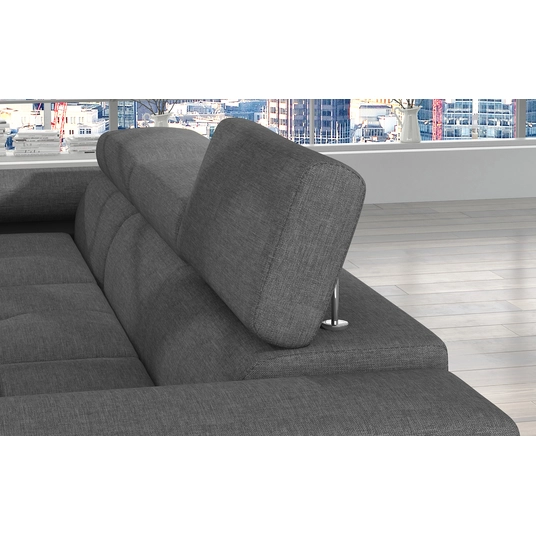 Kampinė sofa Armando su patalynės dėže, audinys Sawana 21, Soft 11