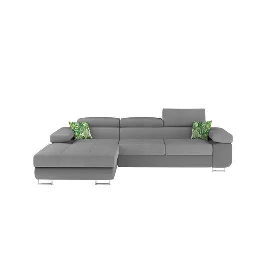 Kampinė sofa Armando su patalynės dėže, audinys Soro 83, Soft 29
