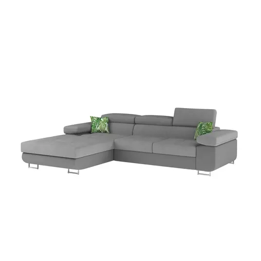 Kampinė sofa Armando su patalynės dėže, audinys Soro 83, Soft 29