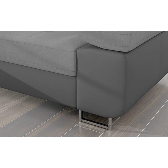 Kampinė sofa Armando su patalynės dėže, audinys Soro 83, Soft 29