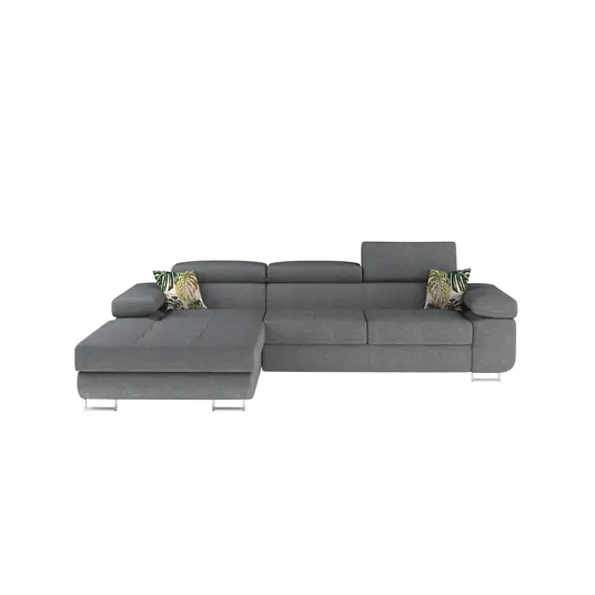 Kampinė sofa Armando su patalynės dėže, audinys Cover 83, Jungle 37