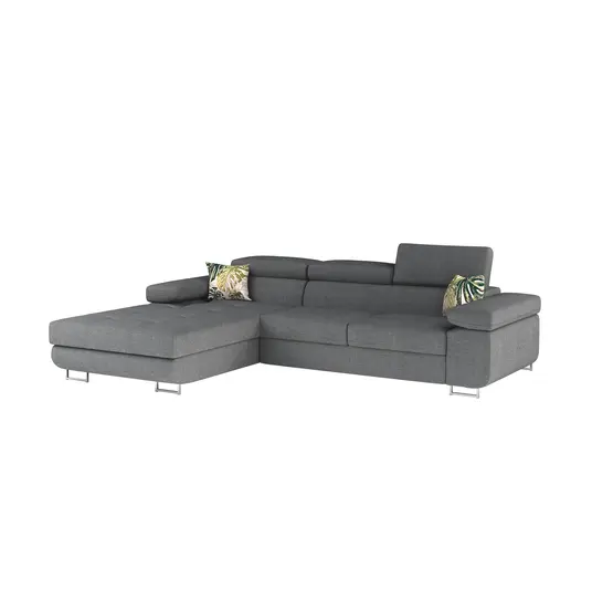 Kampinė sofa Armando su patalynės dėže, audinys Cover 83, Jungle 37