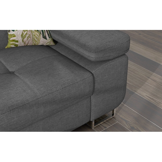 Kampinė sofa Armando su patalynės dėže, audinys Cover 83, Jungle 37