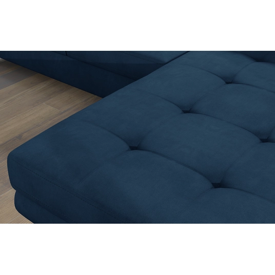 Kampinė sofa Armando su patalynės dėže, audinys Kronos 09