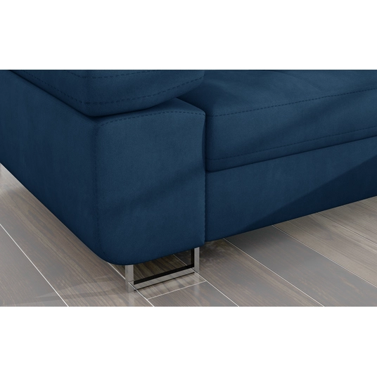 Kampinė sofa Armando su patalynės dėže, audinys Kronos 09