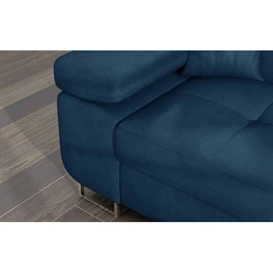 Kampinė sofa Armando su patalynės dėže, audinys Kronos 09