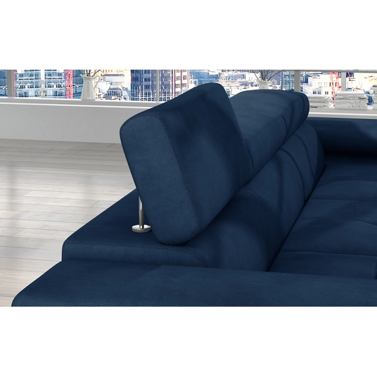 Kampinė sofa Armando su patalynės dėže, audinys Kronos 09