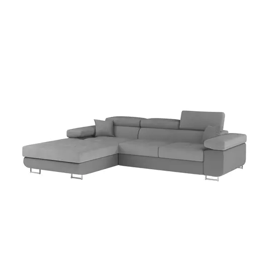 Kampinė sofa Armando su patalynės dėže, audinys Soro 83, Soft 29