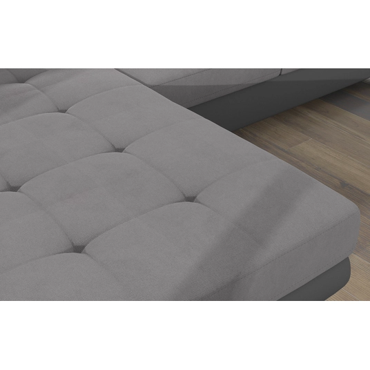 Kampinė sofa Armando su patalynės dėže, audinys Soro 83, Soft 29