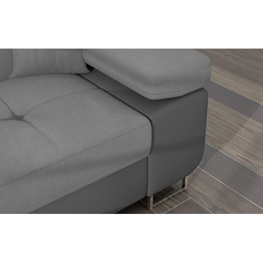 Kampinė sofa Armando su patalynės dėže, audinys Soro 83, Soft 29