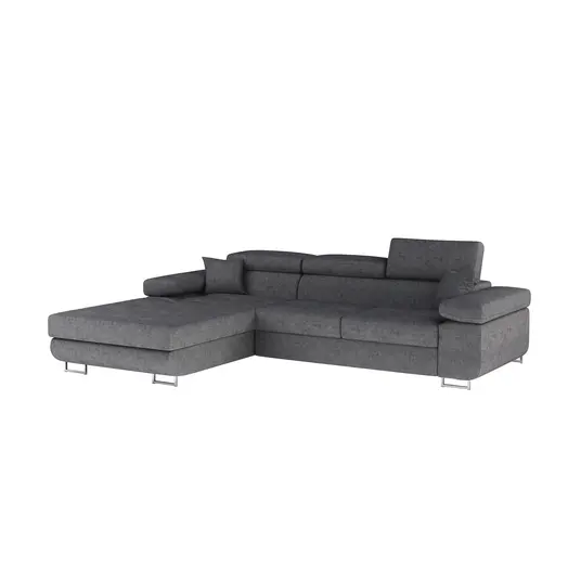 Kampinė sofa Armando su patalynės dėže, audinys Gusto 88