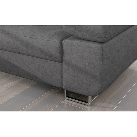 Kampinė sofa Armando su patalynės dėže, audinys Gusto 88