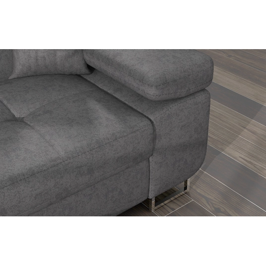 Kampinė sofa Armando su patalynės dėže, audinys Gusto 88
