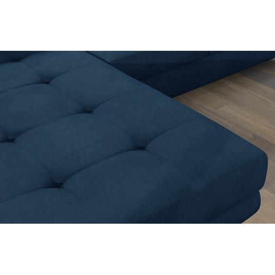 Kampinė sofa Armando su patalynės dėže, audinys Kronos 09, Botanical 80