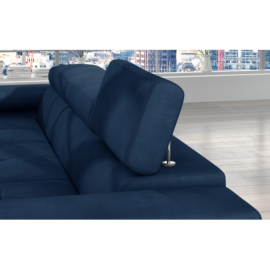 Kampinė sofa Armando su patalynės dėže, audinys Kronos 09, Botanical 80