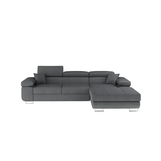 Kampinė sofa Armando su patalynės dėže, audinys Sawana 21