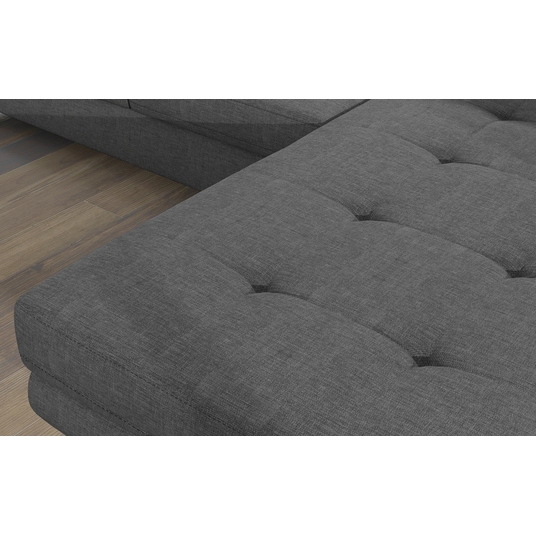 Kampinė sofa Armando su patalynės dėže, audinys Sawana 21