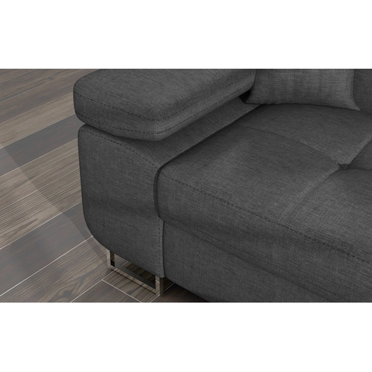 Kampinė sofa Armando su patalynės dėže, audinys Sawana 21