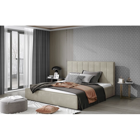 Lova Audrey Paros 02, 140x200, beige spalva