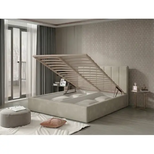 Lova Audrey Paros 02, 140x200, beige spalva