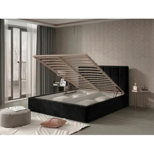 Lova Audrey Soft 11, 140x200, juoda spalva