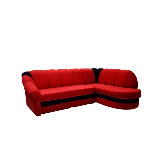 Kampinė sofa Benano su patalynės dėže, audinys Alova 46, Alova 04