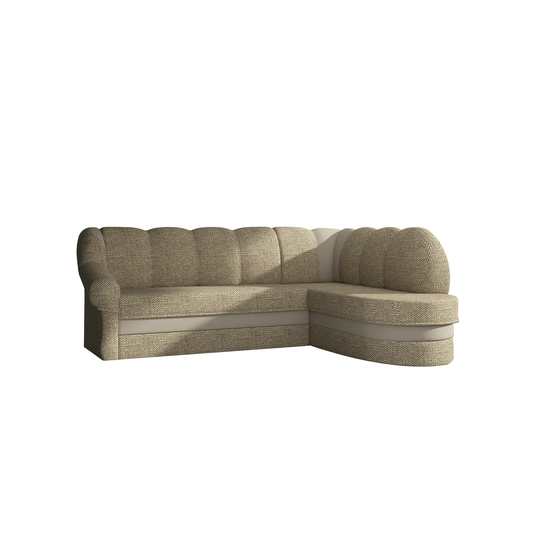 Kampinė sofa Benano su patalynės dėže, audinys Berlin 03, Soft 33