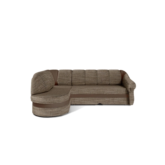 Kampinė sofa Benano su patalynės dėže, audinys Berlin 03, Soft 15