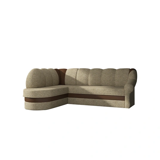 Kampinė sofa Benano su patalynės dėže, audinys Berlin 03, Soft 15