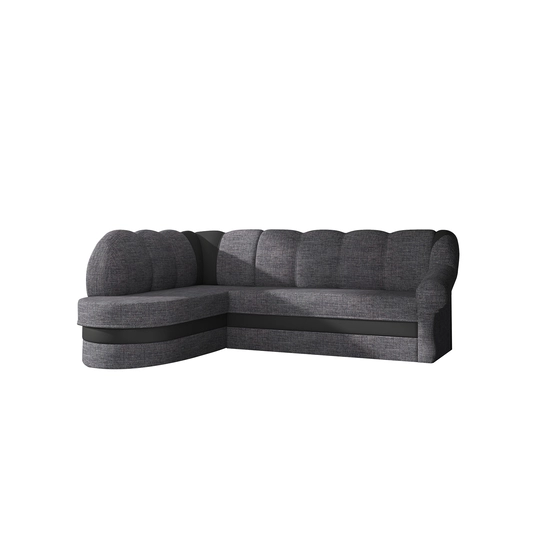 Kampinė sofa Benano su patalynės dėže, audinys Sawana 05, Soft 11