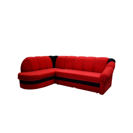 Kampinė sofa Benano su patalynės dėže, audinys Alova 46, Alova 04