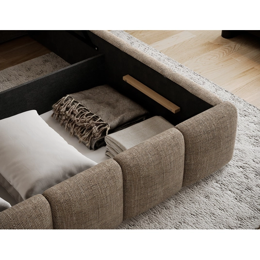 Lova Edvige Berlin 03, 160x200, beige spalva