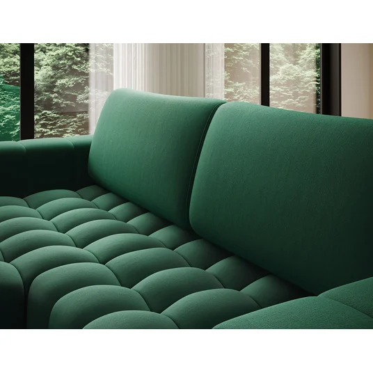 Kampinė sofa Bonett su patalynės dėže, audinys Kronos 19