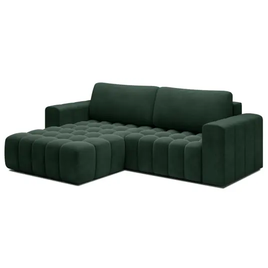 Kampinė sofa Bonett su patalynės dėže, audinys Monolith 37