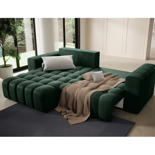 Kampinė sofa Bonett su patalynės dėže, audinys Monolith 37