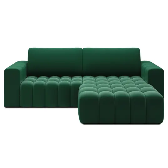 Kampinė sofa Bonett su patalynės dėže, audinys Kronos 19