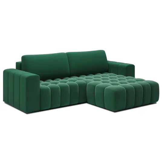 Kampinė sofa Bonett su patalynės dėže, audinys Kronos 19