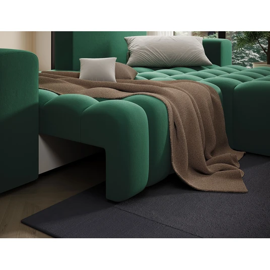 Kampinė sofa Bonett su patalynės dėže, audinys Kronos 19