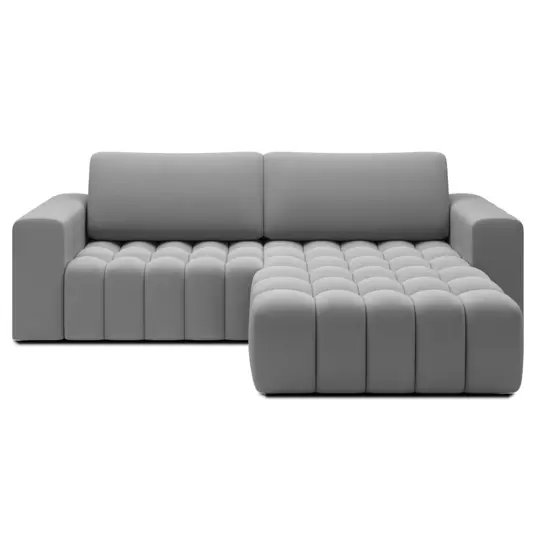 Kampinė sofa Bonett su patalynės dėže, audinys Paros 05