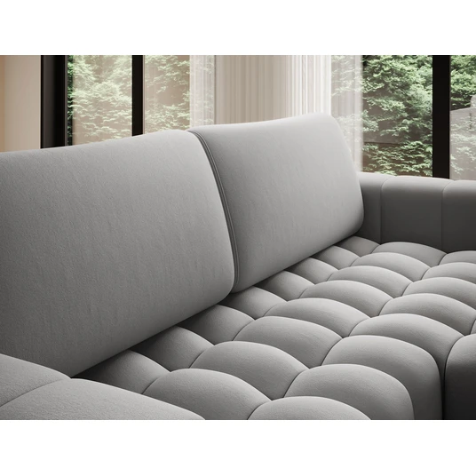 Kampinė sofa Bonett su patalynės dėže, audinys Paros 05