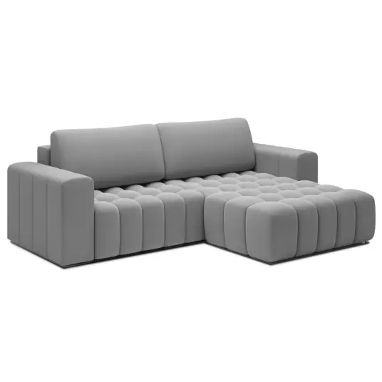 Kampinė sofa Bonett su patalynės dėže, audinys Paros 05