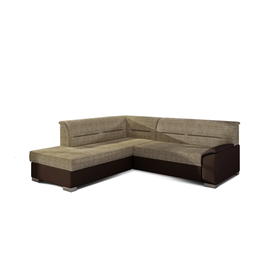 Kampinė sofa Bergen su patalynės dėže, audinys Berlin 03, Soft 66