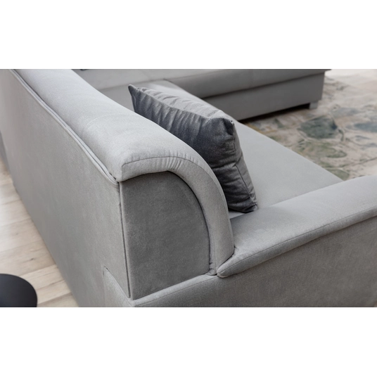 Kampinė sofa Bergen su patalynės dėže, audinys Monolith 84, Monolith 85