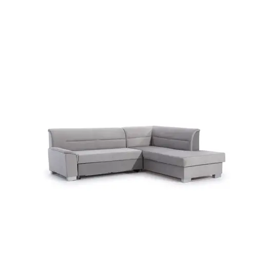 Kampinė sofa Bergen su patalynės dėže, audinys Monolith 84, Monolith 85