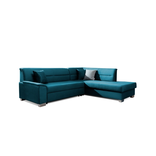 Kampinė sofa Bergen su patalynės dėže, audinys Monolith 77